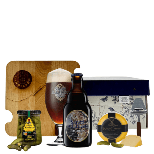 Luxe bier en kaas geschenk Egmondse Pastorale